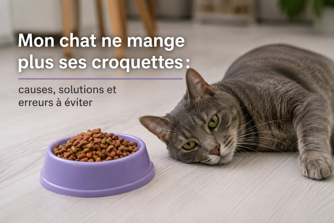 Mon chat ne mange plus ses croquettes : causes, solutions et erreurs à éviter (Guide complet 2026)