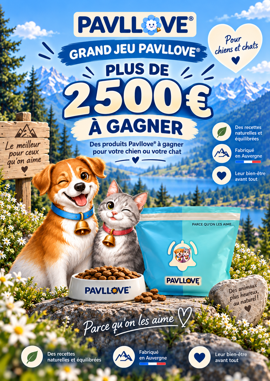 jeu concours croquettes chien chat