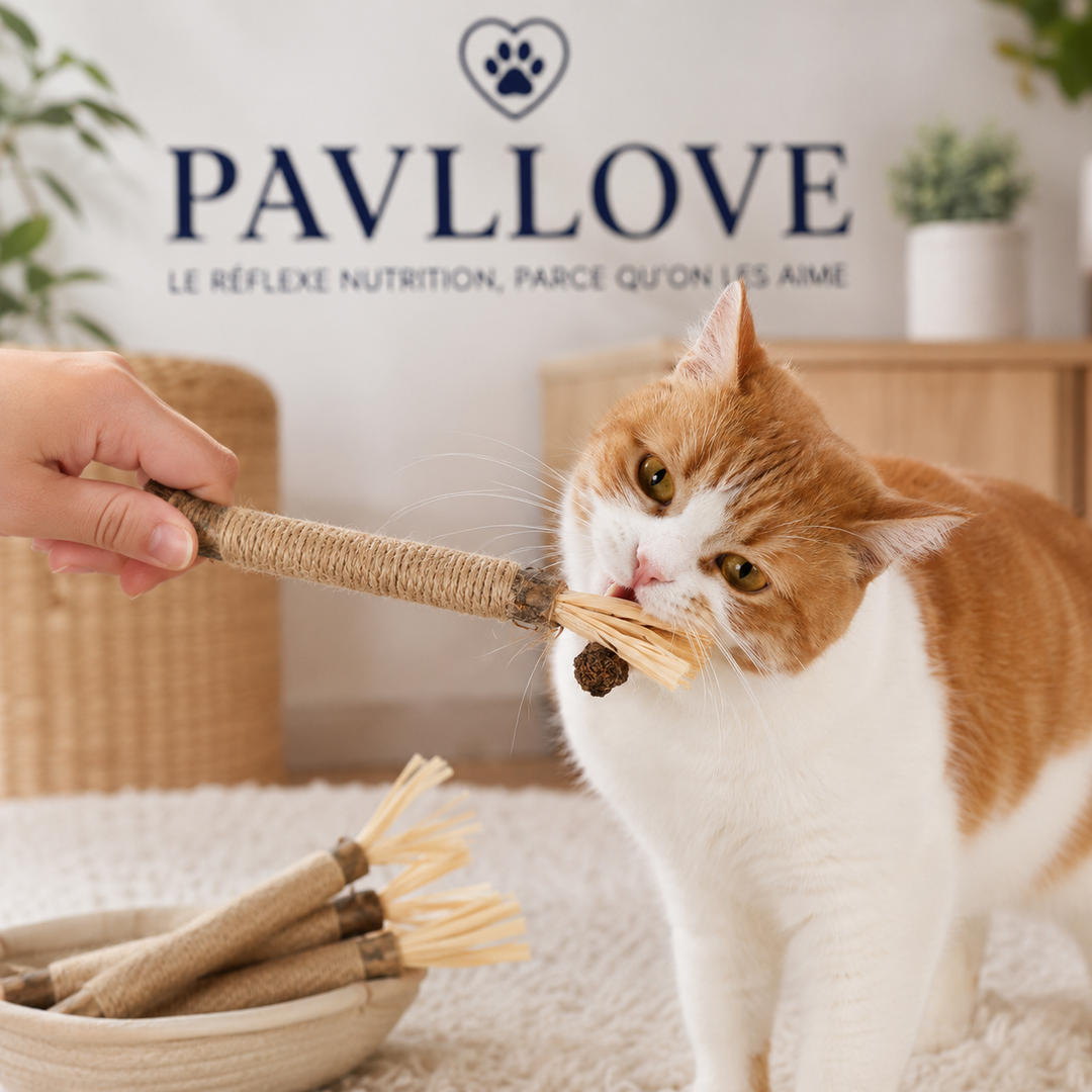 Bâtonnets d’Herbe à Chat Matatabi (X2) ⭐⭐⭐⭐⭐ - Pavllove