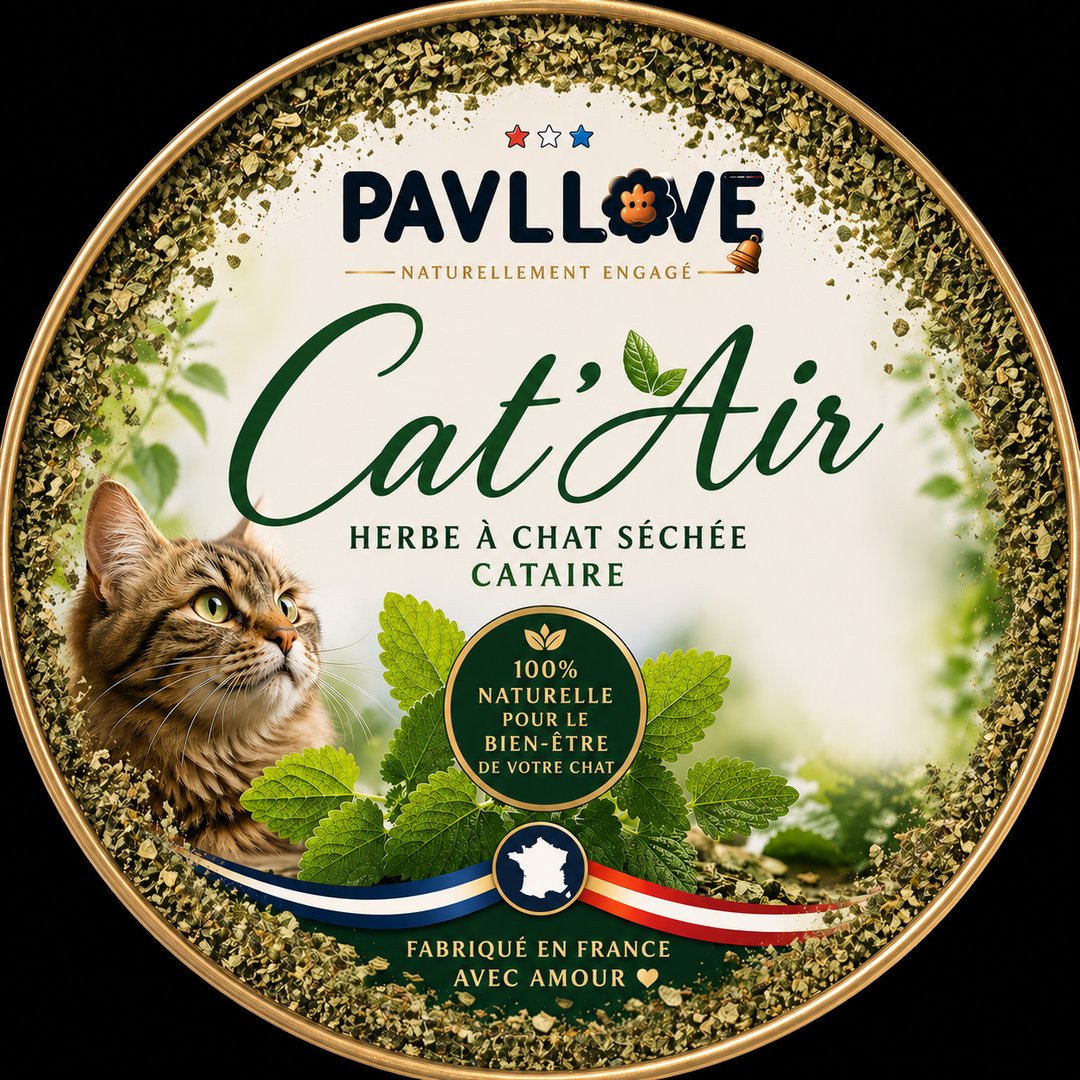 Cat'Air - Herbe séchée pour chat cataire ⭐⭐⭐⭐⭐ - Pavllove