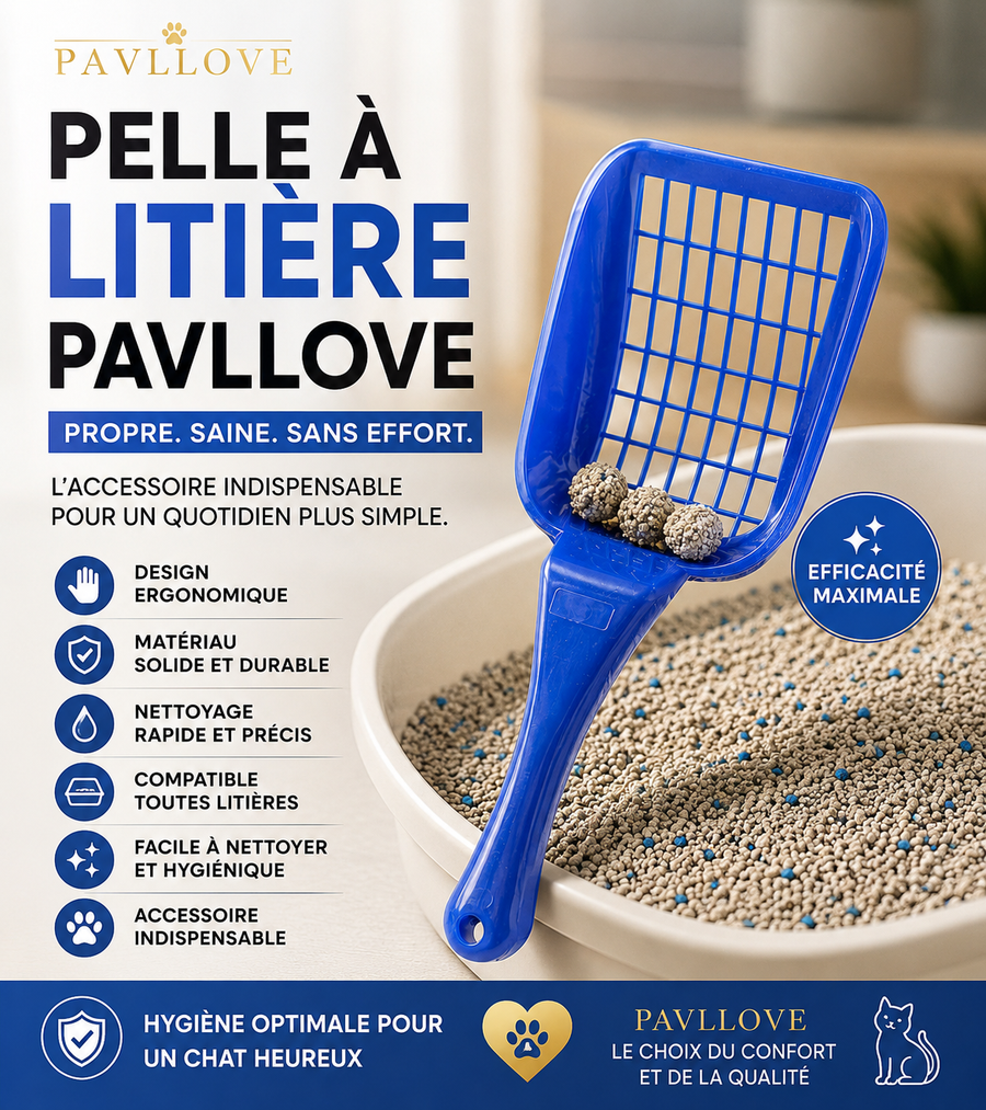 🐱 Pelle à litière Pavllove – Design, hygiène et praticité au quotidien 🌿 ⭐⭐⭐⭐⭐ - Pavllove