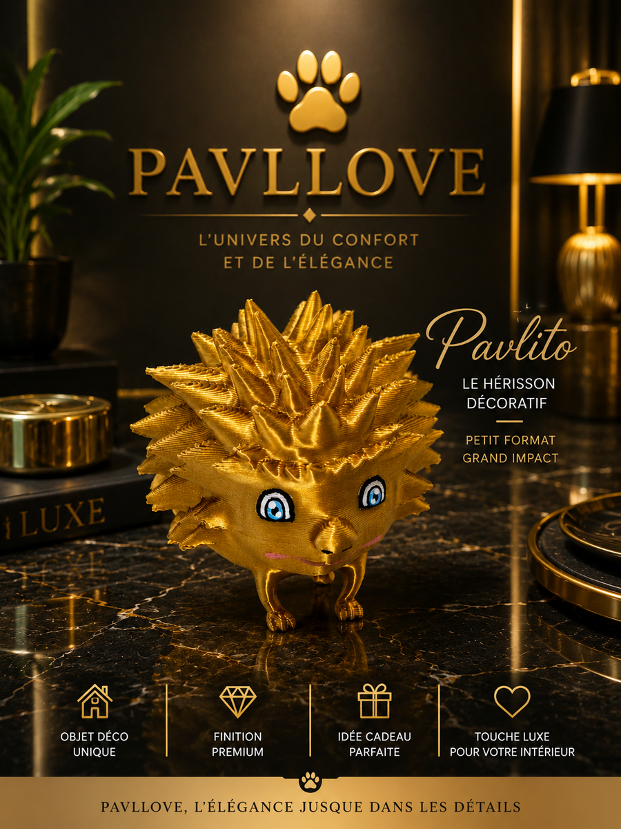 Déco "Pavlito" le petit hérisson ⭐⭐⭐⭐⭐ - Pavllove