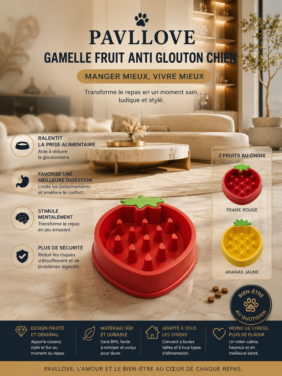 Gamelle fruit anti-glouton ⭐⭐⭐⭐⭐ - Pavllove