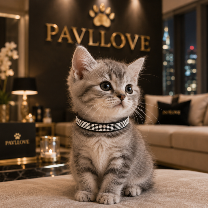 Collier strass chien chat – Élégant et ajustable Pavllove ⭐⭐⭐⭐⭐ - Pavllove