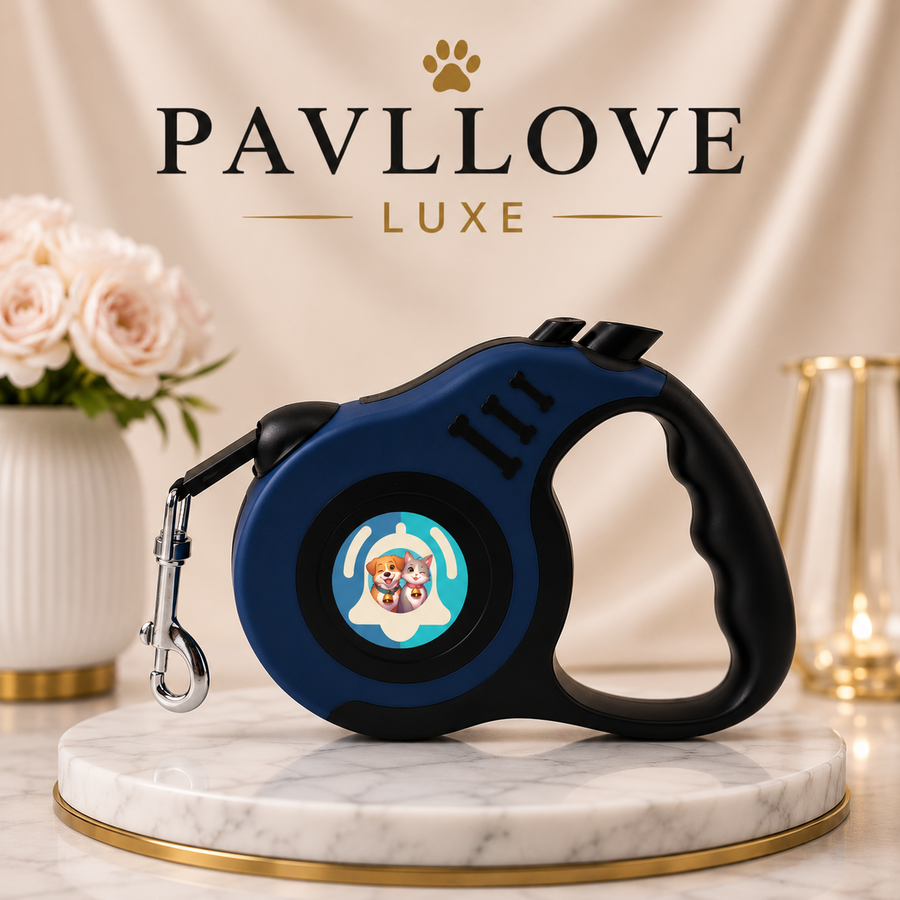 Laisse rétractable sécurisée 5 mètres Pavllove ⭐⭐⭐⭐⭐ - Pavllove