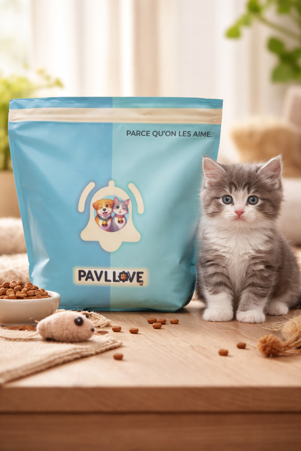 Croquettes Haut de gamme pour Chaton (stérilisé ou non) - Volaille ⭐⭐⭐⭐⭐ - Pavllove