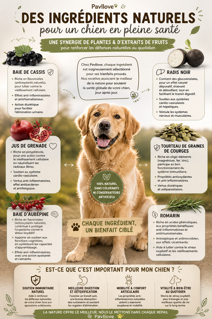 Croquettes haut de gamme pour chien Adulte & Senior - Volaille ⭐⭐⭐⭐⭐ - Pavllove