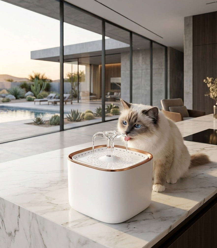 🐾 Fontaine à eau automatique 3L Pavllove – Hydratation pure et continue pour votre chat ⭐⭐⭐⭐⭐ - Pavllove