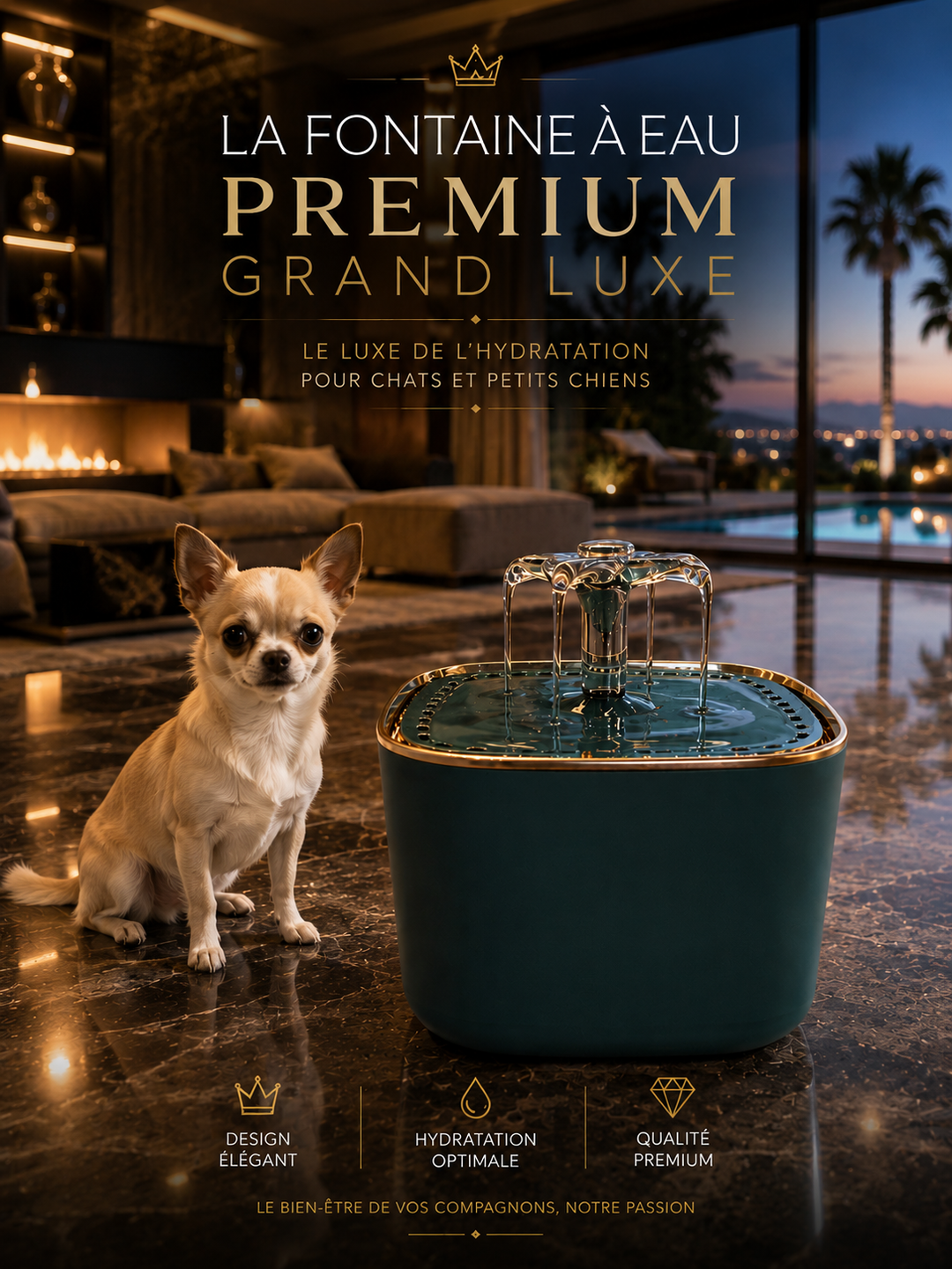 🐾 Fontaine à eau automatique 3L Pavllove – Hydratation pure et continue pour votre chat ⭐⭐⭐⭐⭐ - Pavllove