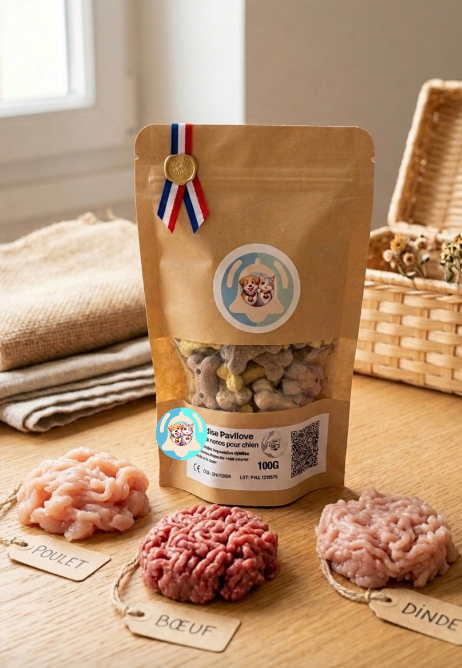 Nonos friandises pour chien ⭐⭐⭐⭐⭐ - Pavllove