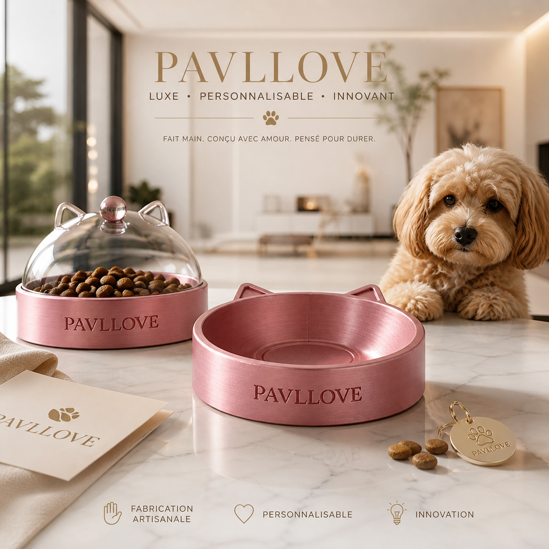 Gamelle Chaton (Personnalisable) ⭐⭐⭐⭐⭐ - Pavllove