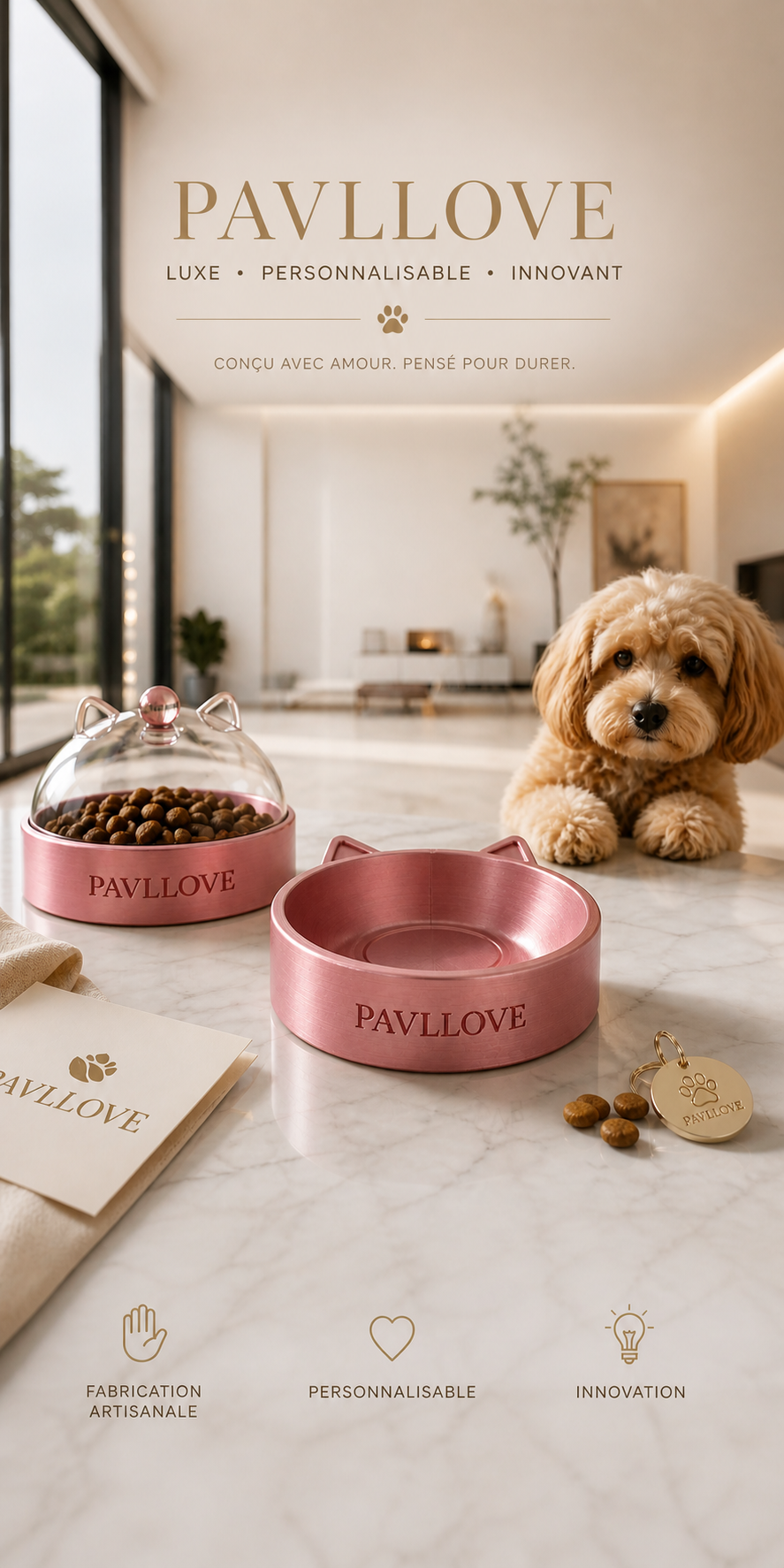 Gamelle Chaton (Personnalisable) ⭐⭐⭐⭐⭐ - Pavllove