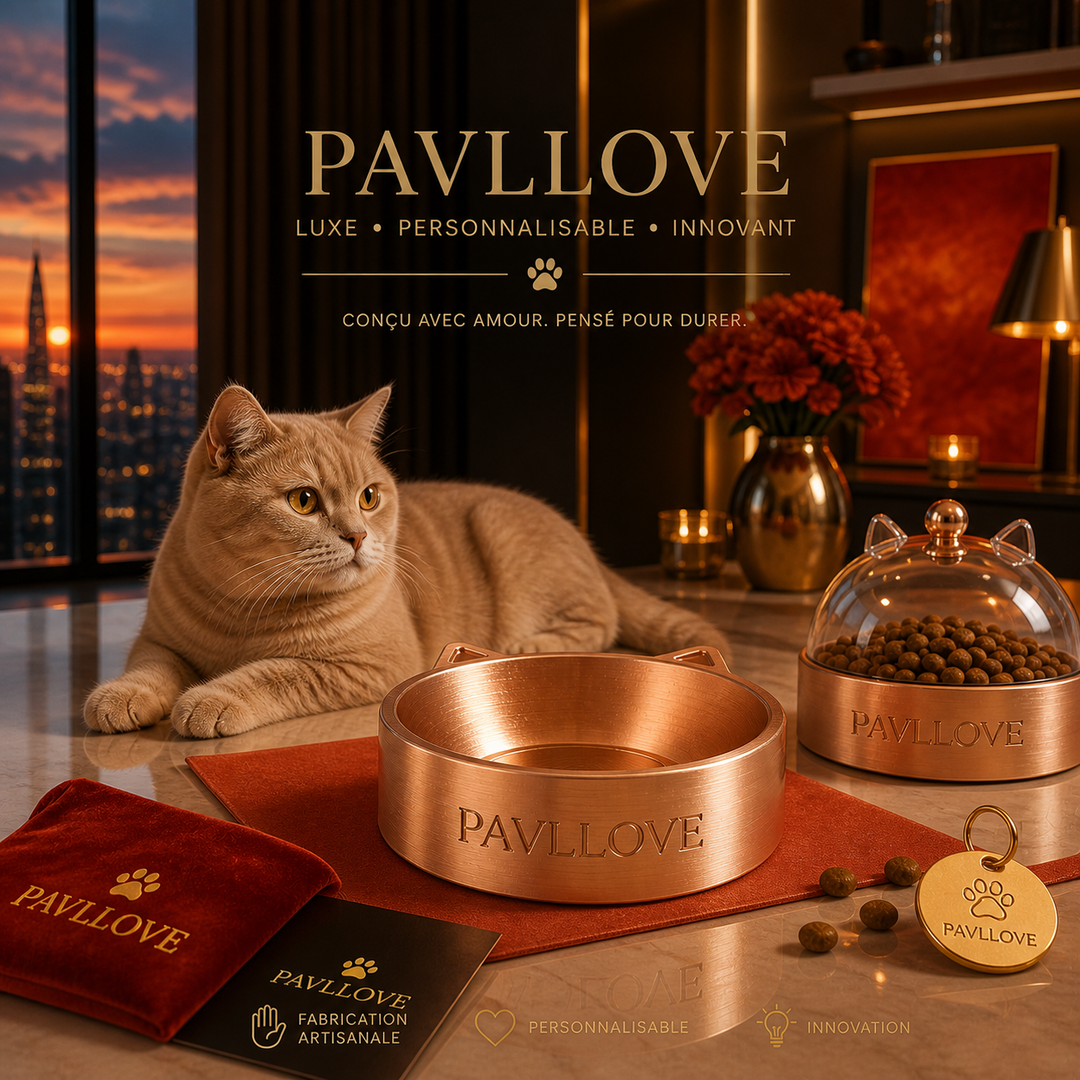 Gamelle Chaton (Personnalisable) ⭐⭐⭐⭐⭐ - Pavllove