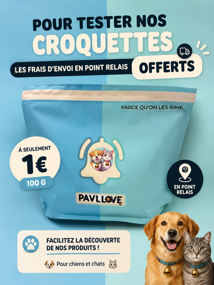 Kit d'essai - Premium pour chien et chat 1€ (Choisissez) ⭐⭐⭐⭐⭐ - Pavllove