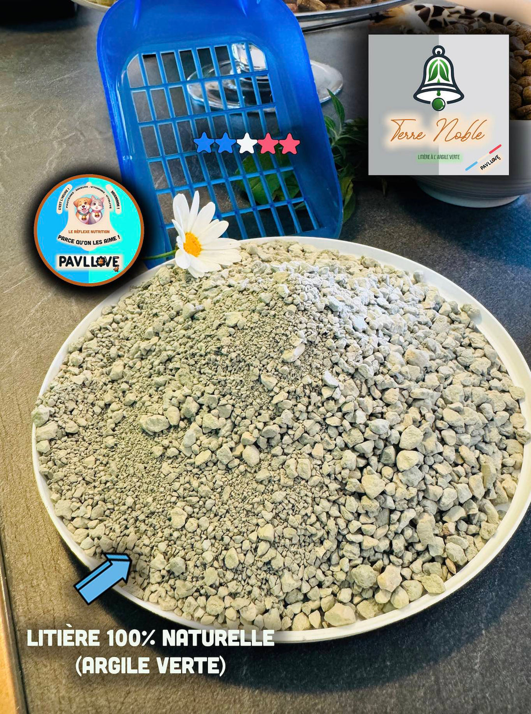Litière Éco argile verte pour chat (stérilisé ou non) ⭐⭐⭐⭐⭐ - Pavllove