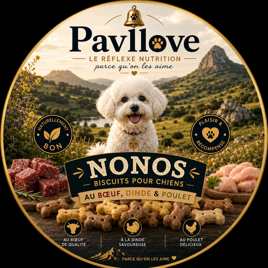 Nonos friandises pour chien ⭐⭐⭐⭐⭐ - Pavllove