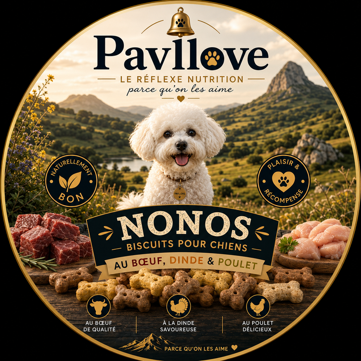 Nonos friandises pour chien ⭐⭐⭐⭐⭐ - Pavllove