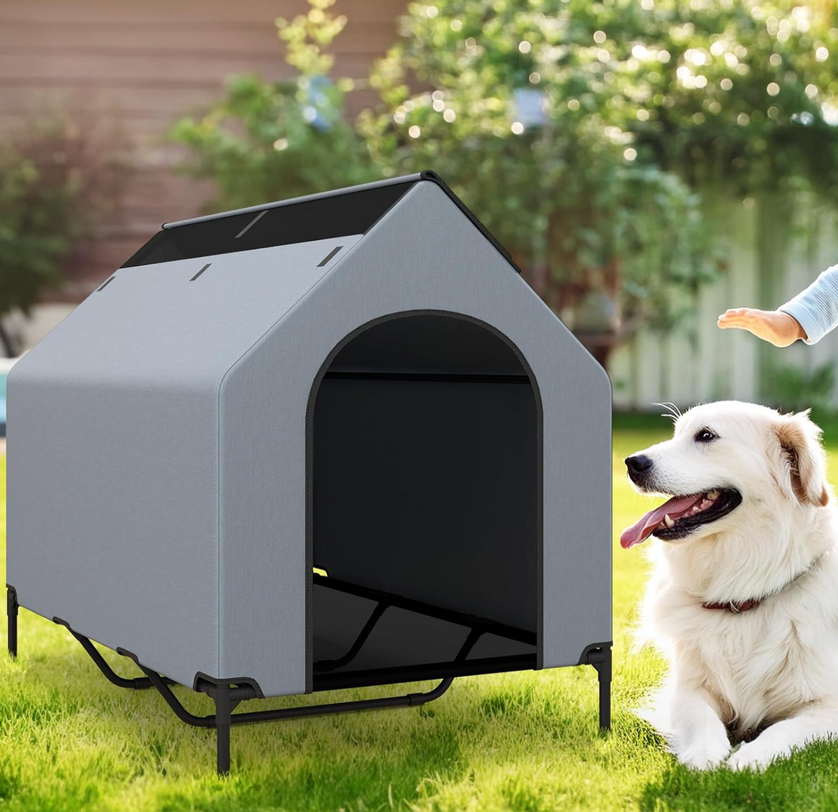 🏡 La Niche pour chien, d'exterieur ou d'interieur, Robuste, Ventilée & Facile à Vivre ! 🐾 - Pavllove