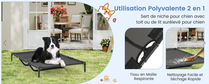 🏡 La Niche pour chien, d'exterieur ou d'interieur, Robuste, Ventilée & Facile à Vivre ! 🐾 - Pavllove