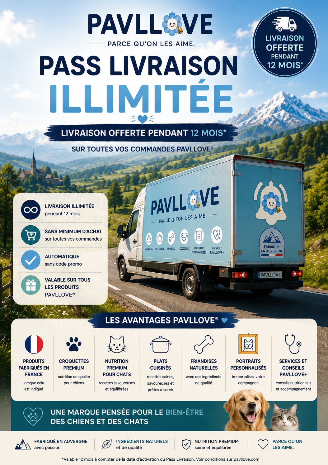 🚚 Pass Livraison PAVLLOVE® (point relais)