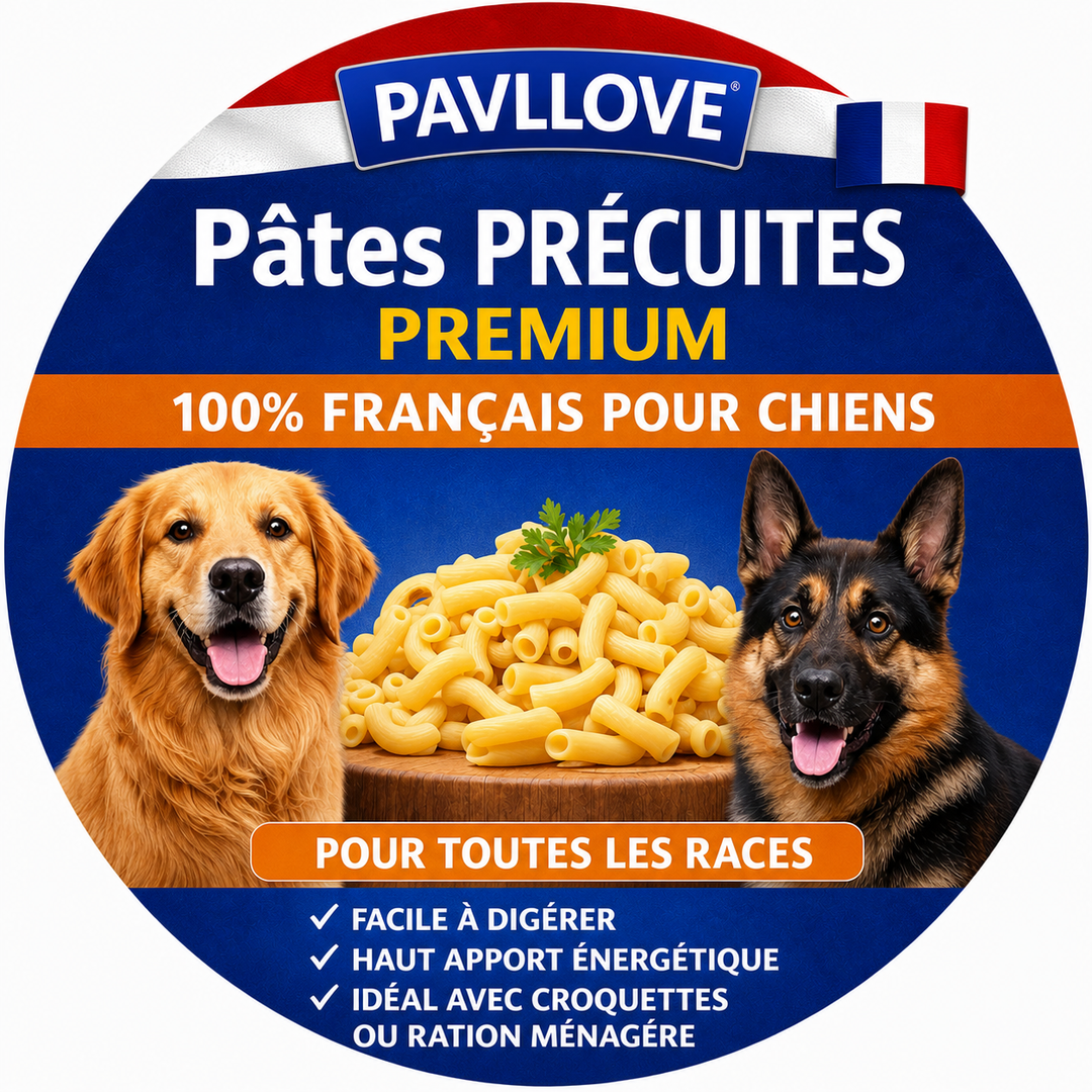 Pâtes précuites pour tous types de chiens (de chiots à seniors) ⭐⭐⭐⭐⭐ - Pavllove
