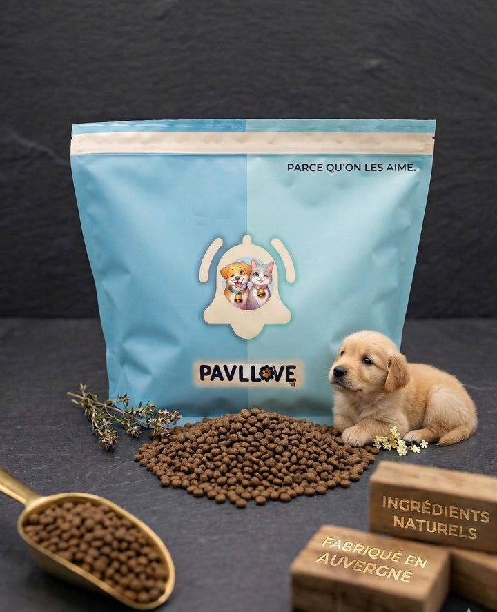 Croquettes Chiot Sevrage Premium (2 à 4 mois) ⭐⭐⭐⭐⭐ - Pavllove
