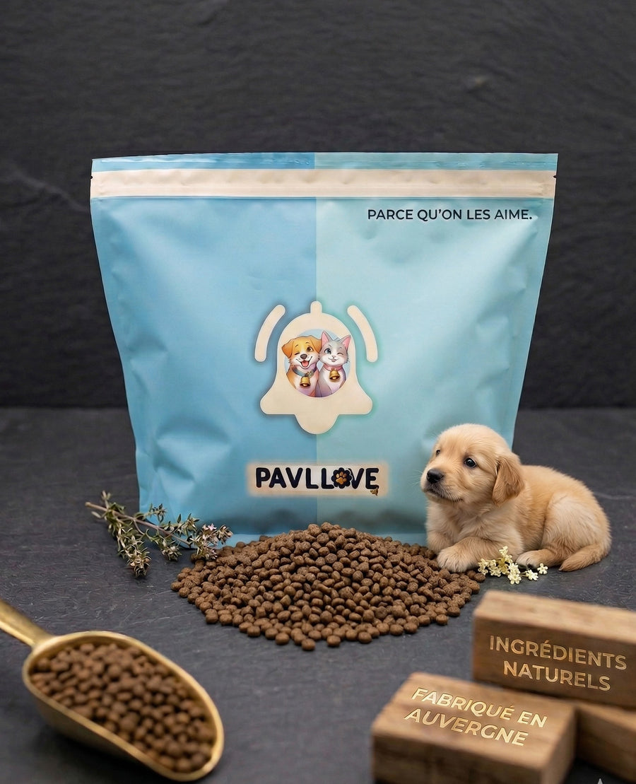 Croquettes Chiot Sevrage Premium (2 à 4 mois) ⭐⭐⭐⭐⭐ - Pavllove