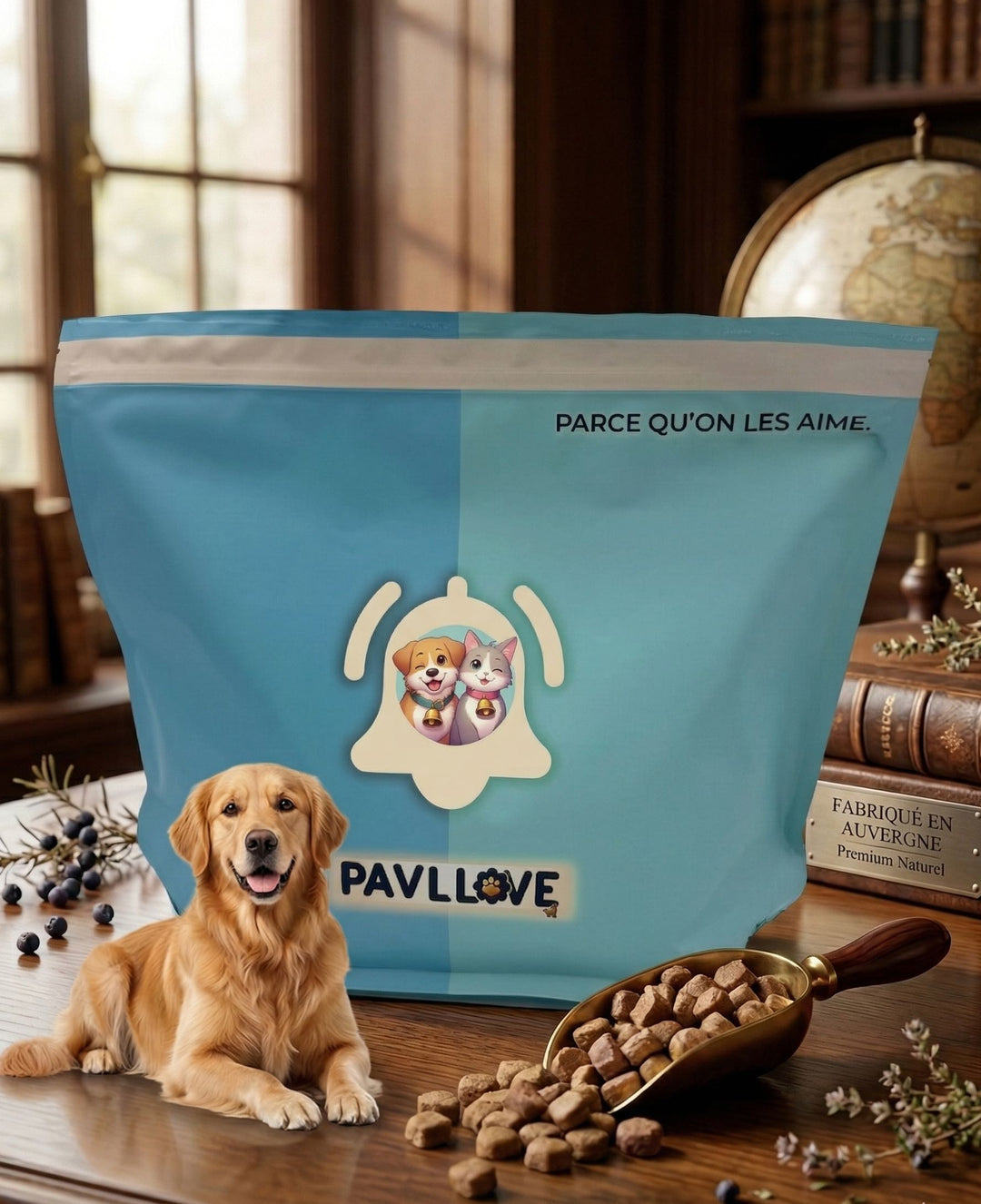 Croquettes haut de gamme pour chien Adulte & Senior - Volaille ⭐⭐⭐⭐⭐ - Pavllove