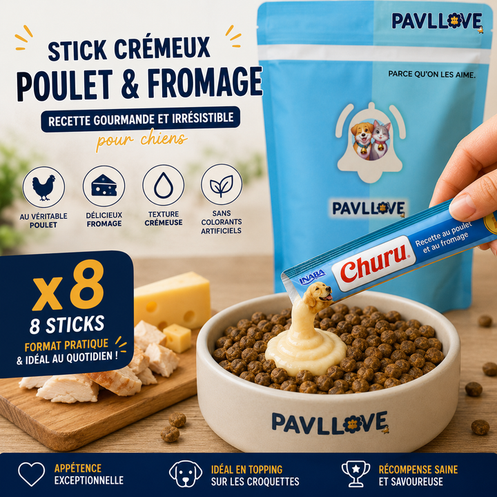 🐶 Topping Poulet & Fromage 14g (sauce) ⭐⭐⭐⭐⭐ - Pavllove