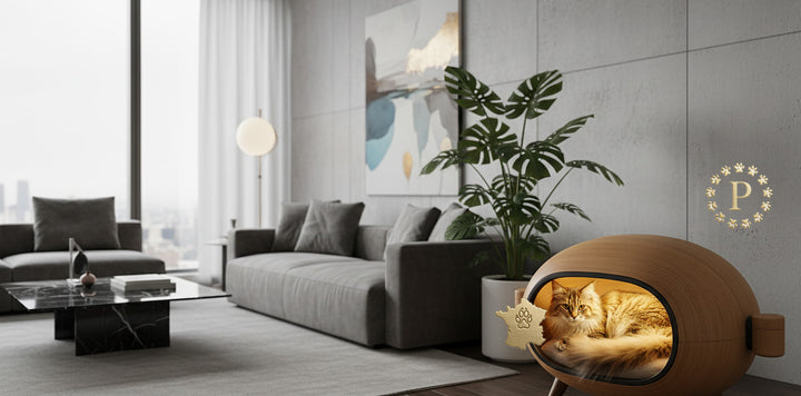 COCOON Pavllove – niche design chien chat artisanale sur mesure ⭐⭐⭐⭐⭐ - Pavllove