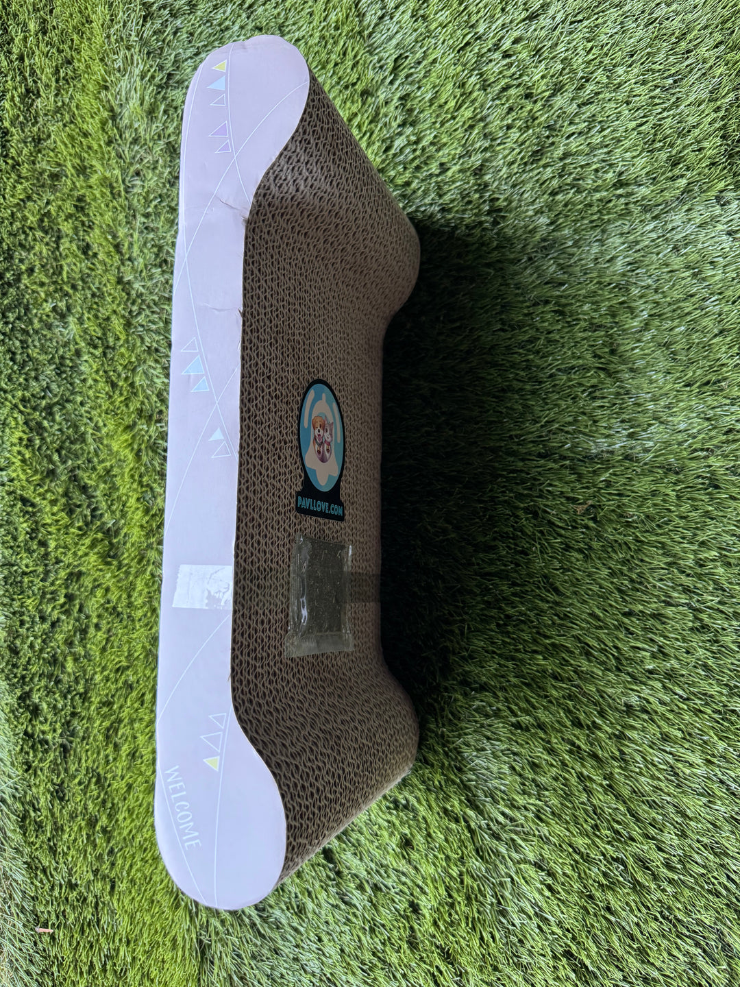🐾 Grattoir en carton Pavllove Avec échantillon d’herbe à chat offert 🌿 ⭐⭐⭐⭐⭐ - Pavllove