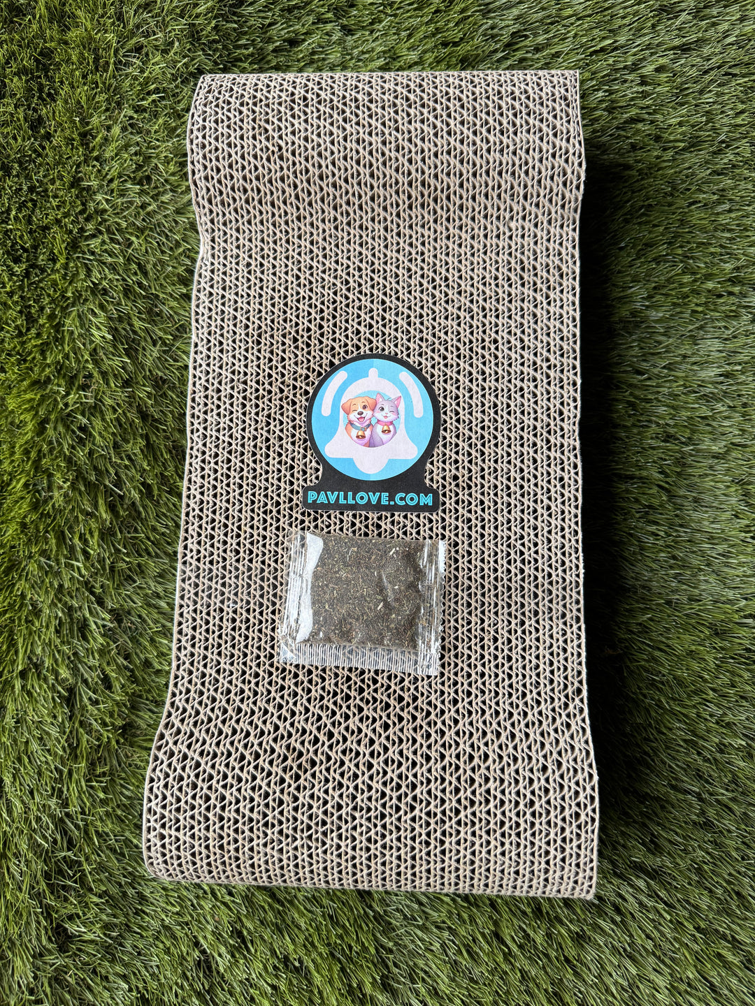 🐾 Grattoir en carton Pavllove Avec échantillon d’herbe à chat offert 🌿 ⭐⭐⭐⭐⭐ - Pavllove