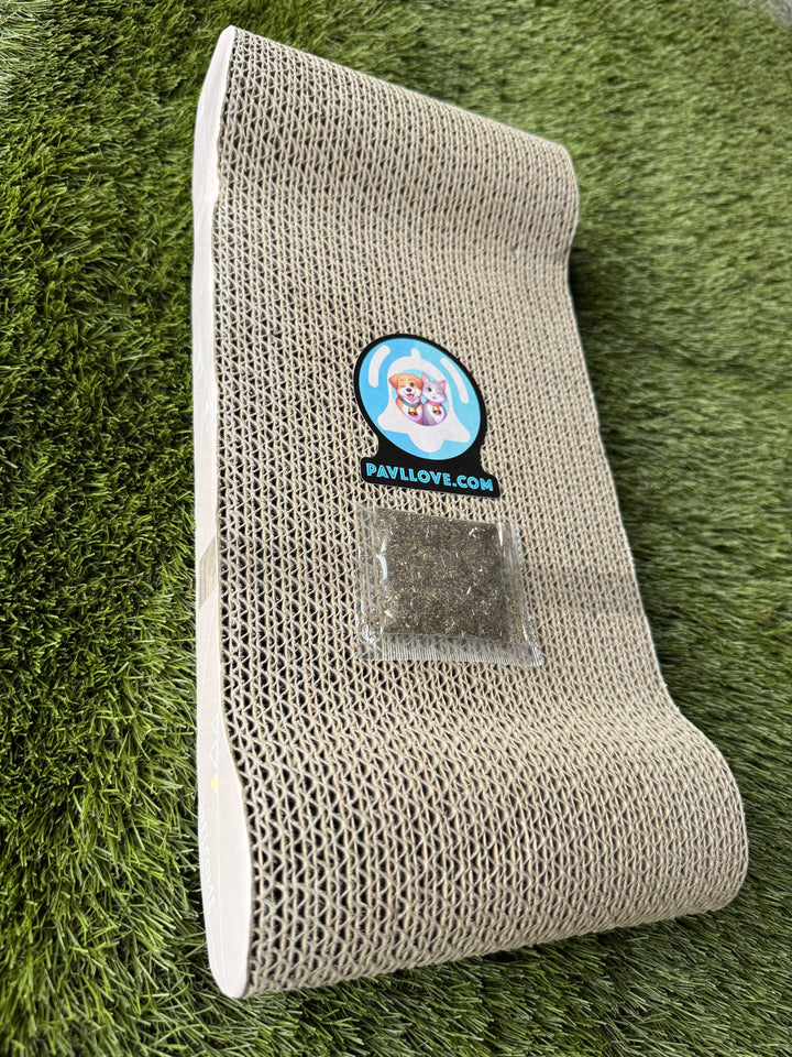 🐾 Grattoir en carton Pavllove Avec échantillon d’herbe à chat offert 🌿 ⭐⭐⭐⭐⭐ - Pavllove