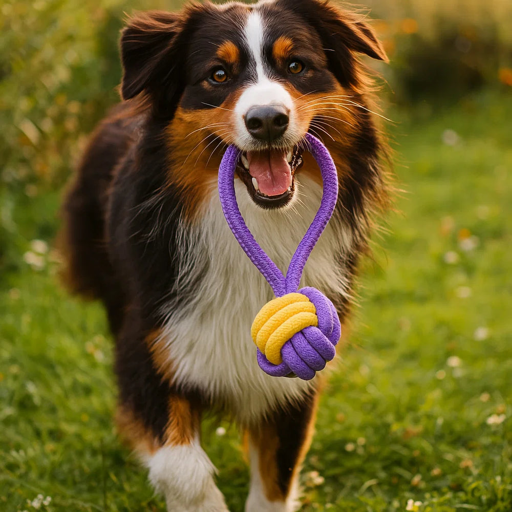 🐾 Jouet à mâcher Pavllove – Anneau en corde tressée naturelle 🦴 ⭐⭐⭐⭐⭐ - Pavllove