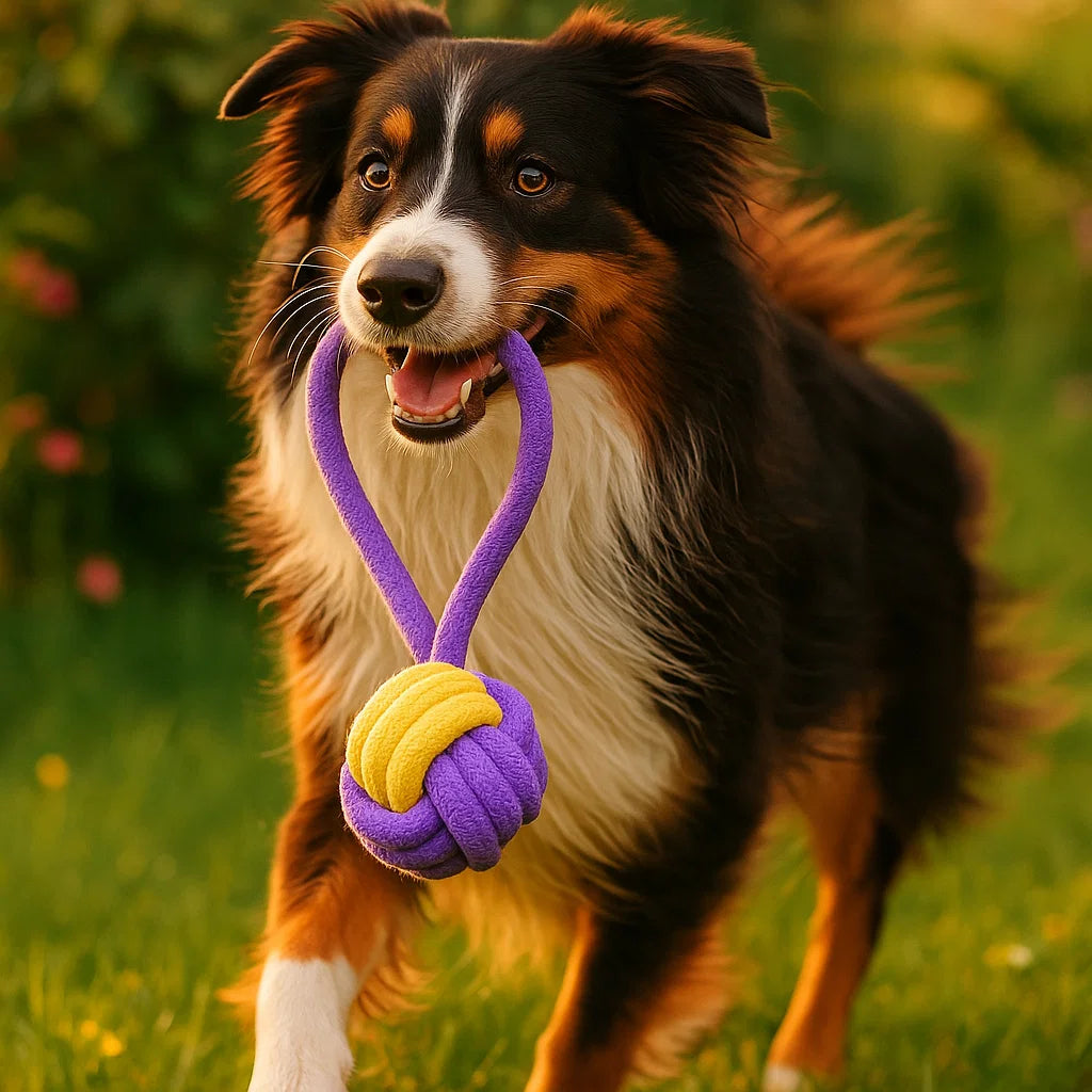 🐾 Jouet à mâcher Pavllove – Anneau en corde tressée naturelle 🦴 ⭐⭐⭐⭐⭐ - Pavllove