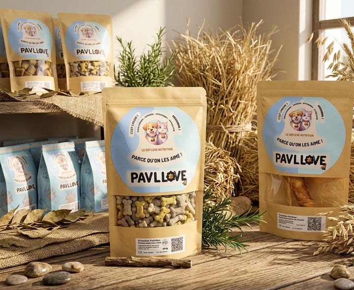 Nonos friandises pour chien ⭐⭐⭐⭐⭐ - Pavllove