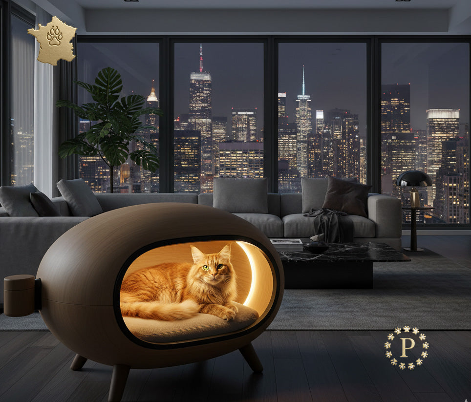 COCOON Pavllove – niche design chien chat artisanale sur mesure ⭐⭐⭐⭐⭐ - Pavllove