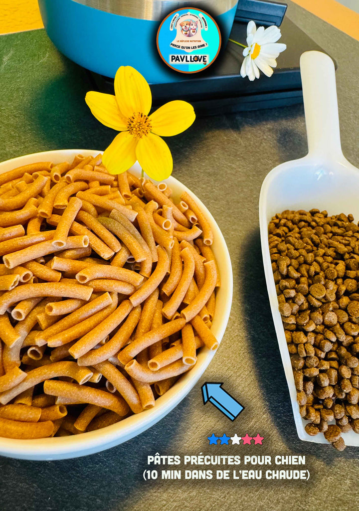 Pâtes précuites pour tous types de chiens (de chiots à seniors) ⭐⭐⭐⭐⭐ - Pavllove