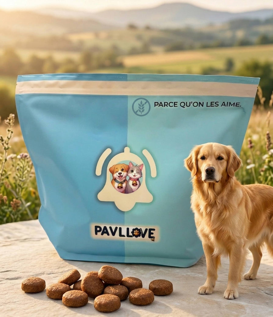 Croquettes sans céréales pour chien Adulte (Volaille) ⭐⭐⭐⭐⭐ - Pavllove
